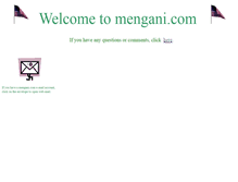 Tablet Screenshot of mengani.com